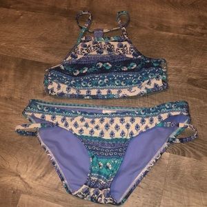 Blue bikini
